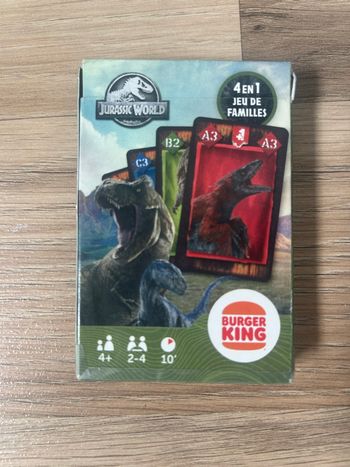 4 en 1 jeu de familles Jurassic World