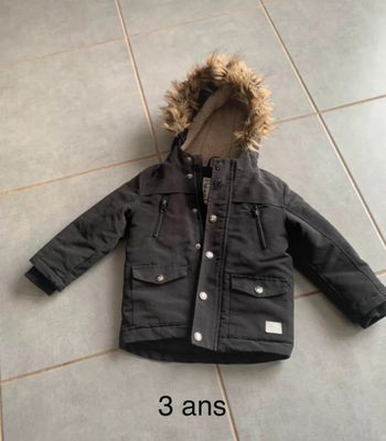Manteau noir verbaudet 3 ans