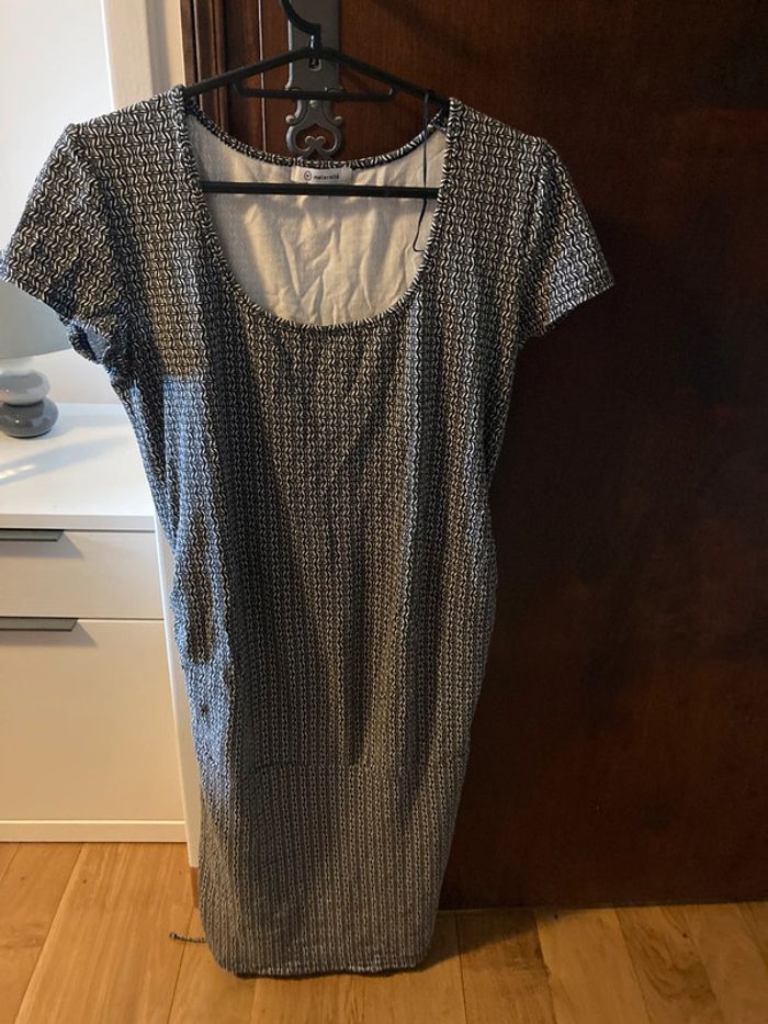 Robe maternité longue