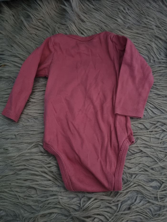 Lot 2 bodies manches longues 6-9mois - photo numéro 4