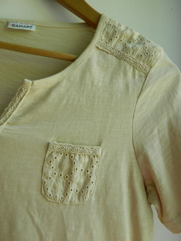 T shirt manches courtes T 34/36 "Damart" neuf - photo numéro 4