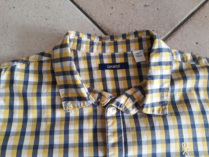 Chemise manches courtes Okaidi garçon 10 ans - photo numéro 3