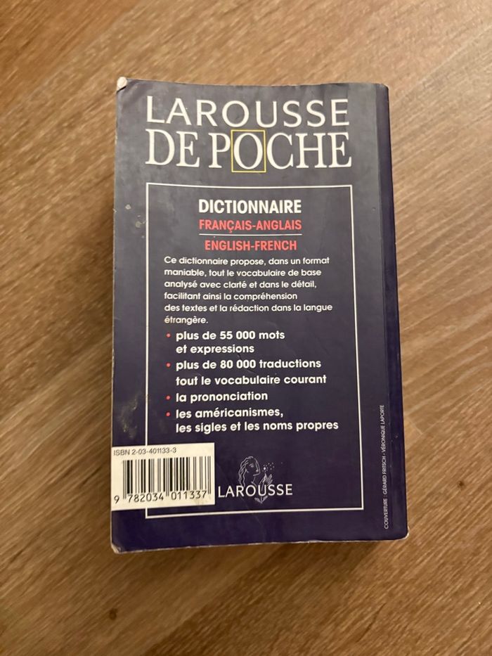 Dictionnaire français anglais - photo numéro 2