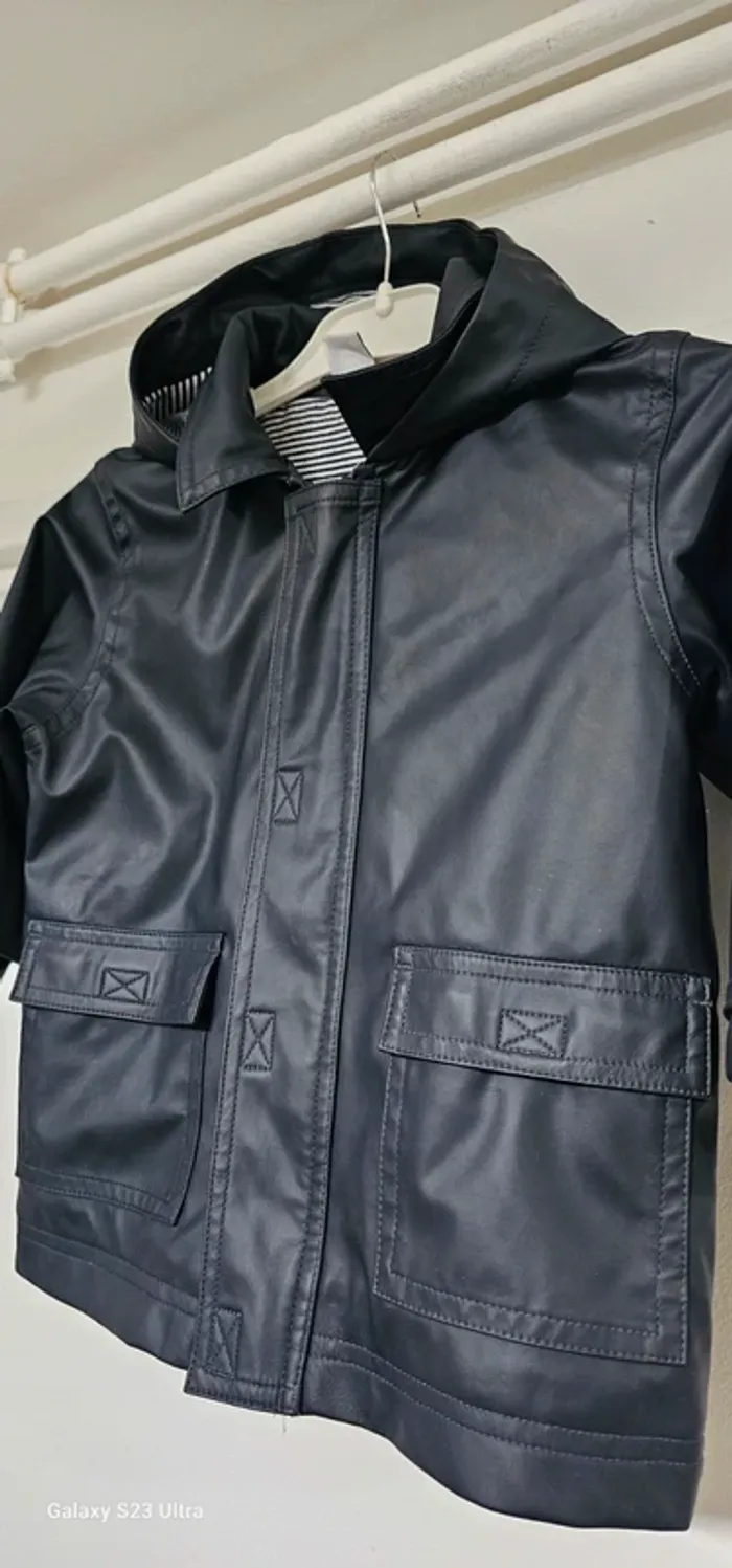 Ciré Imper Parka Trench Déperlant Petit Bateau Taille 18 mois - photo numéro 4