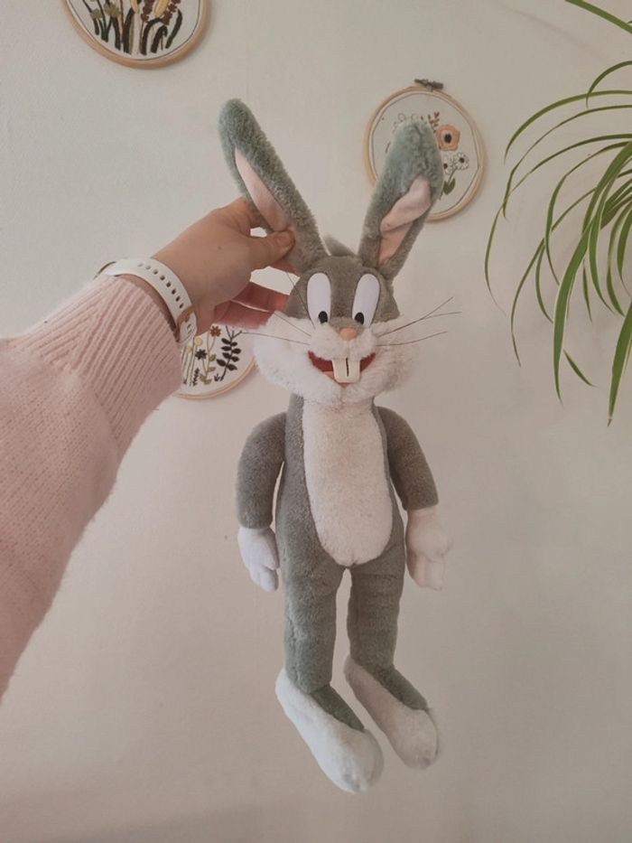Peluche bugs bunny - lapin des Looney tunes
