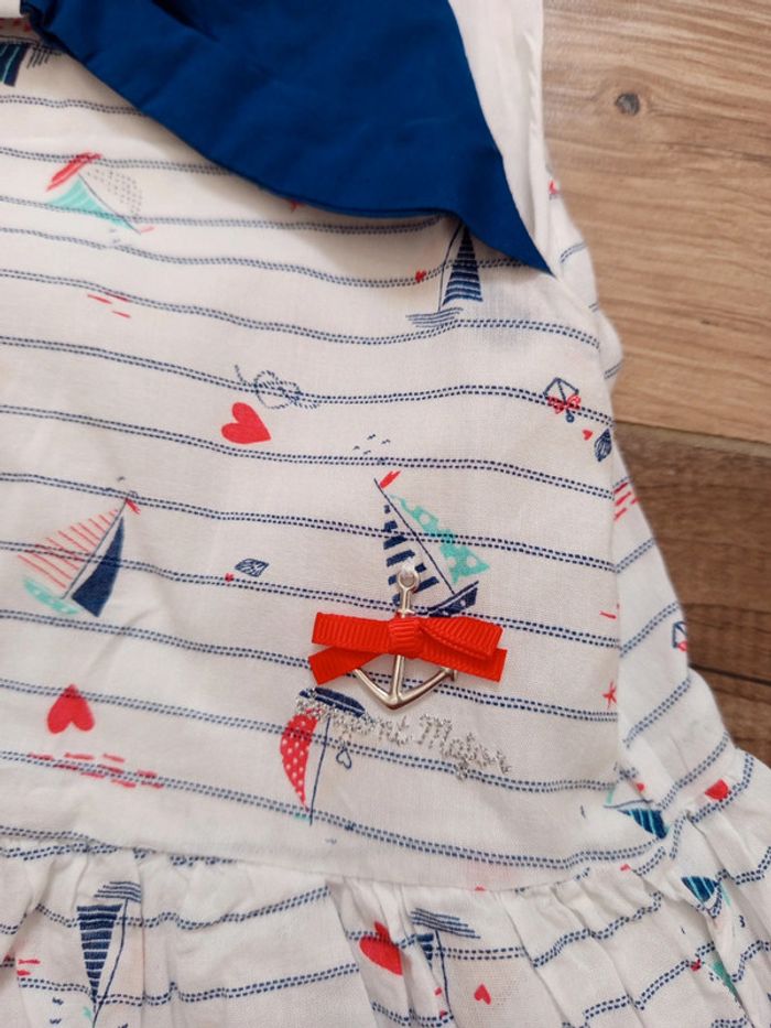 Robe marinière imprimé bateaux/coeurs Sergent Major 7 ans - photo numéro 2