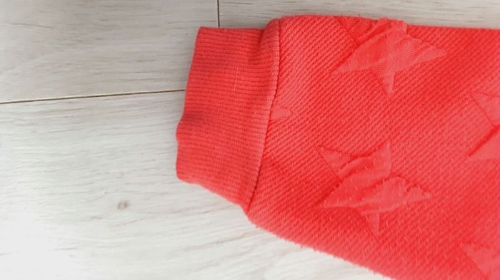 Vêtement fille pull rose fuschia motifs étoiles 6 ans - photo numéro 4