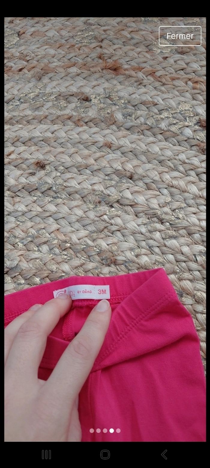 Lot pantalon bébé fille - photo numéro 3