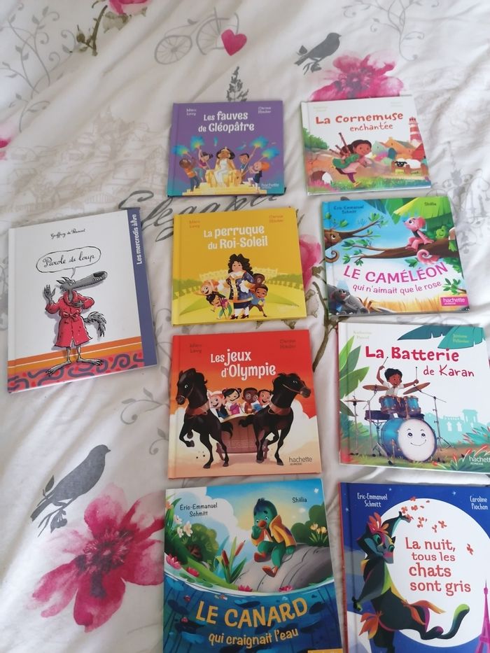 Lot de 9 livres