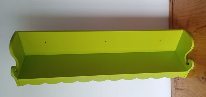 Étagère murale verte