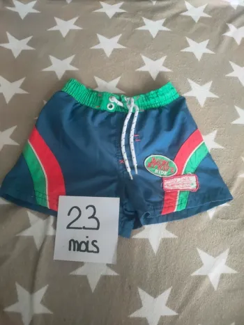 Short de bain garçon 23 mois tape a l'oeil