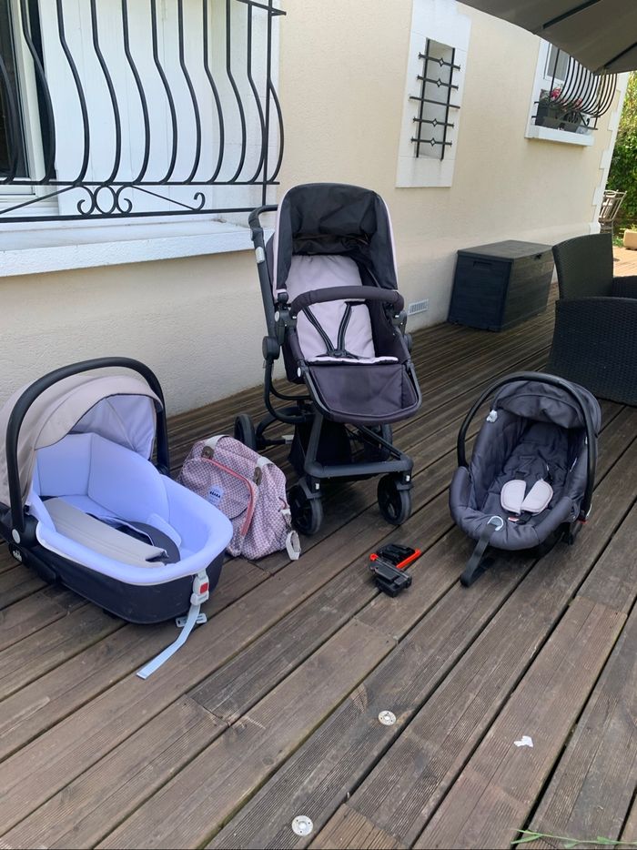 Vend poussette trio combiné CAM