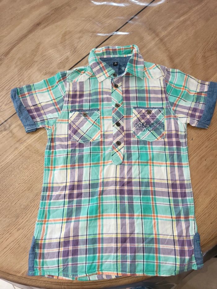 Polo façon chemise garçon 10ans