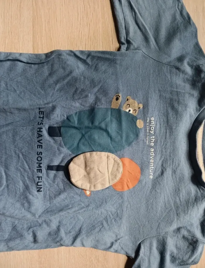 Tee-shirt manches longues gemon taille 24mois - photo numéro 2