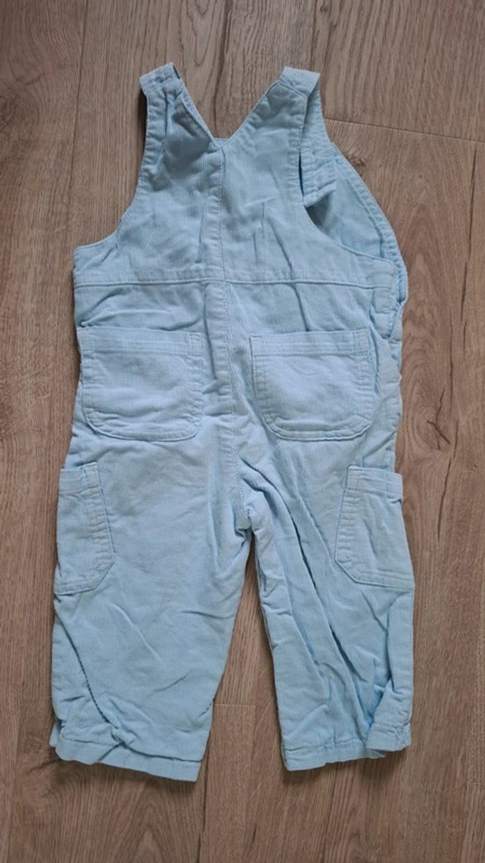 Salopette bleu ciel 9mois TBE - photo numéro 3