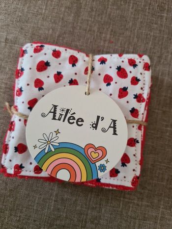 Lot de 7 lingettes lavables