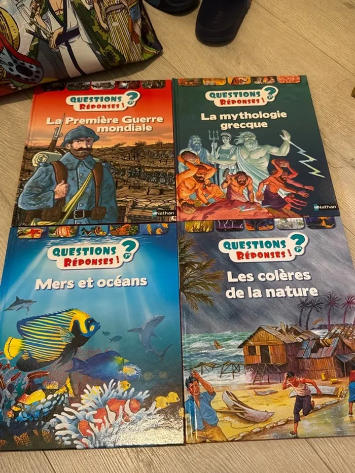 Lot de 4 bd questions réponses