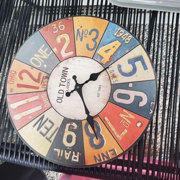 Horloge murale retro