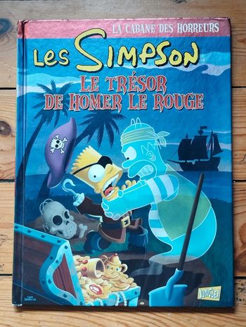 BD Les Simpson Le trésor de Homer le rouge
