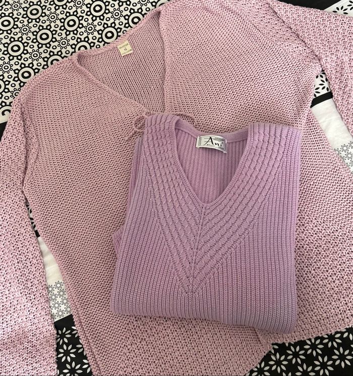 gilet vintage taille 4  + un  cadeau 🎁 - photo numéro 9
