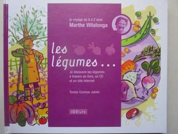Livre CD - les légumes  : je voyage de A à Z