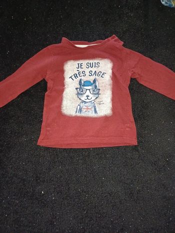 Tee shirt manches longues gémo
