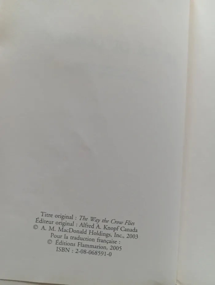 Livre Le Vol du Corbeau - photo numéro 8