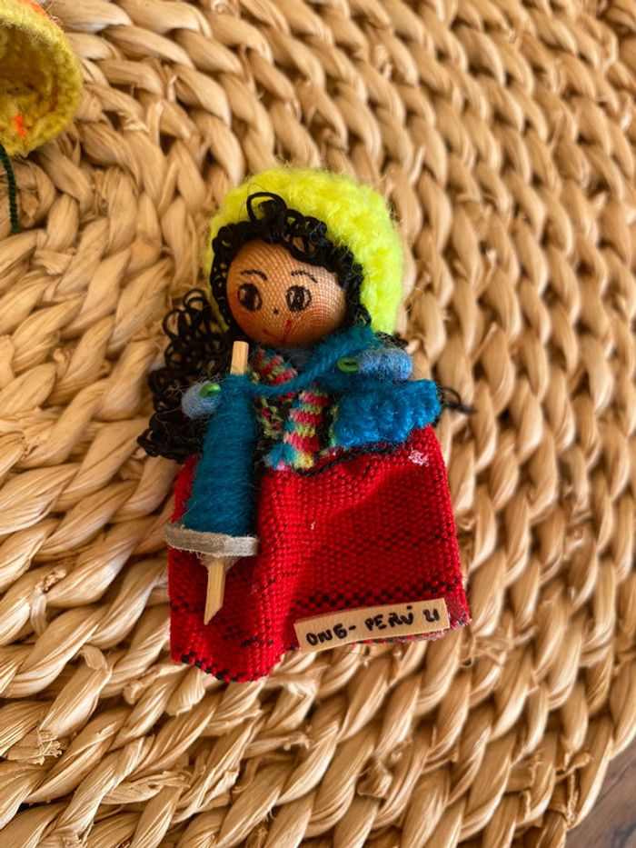 Lot 3 mini poupées Pérou - photo numéro 5