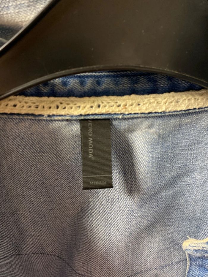 Chemise Cintrée En Jean Avec Crochet Taille 36 - photo numéro 11