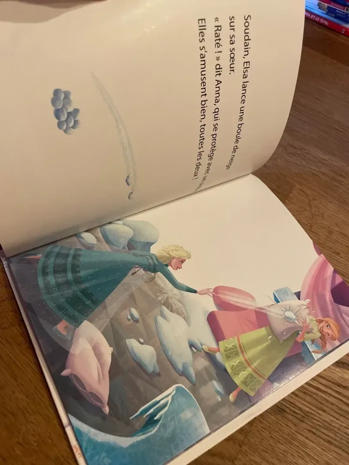 Livre CP je commence à lire La reine des neiges Une soirée pyjama royale - photo numéro 7