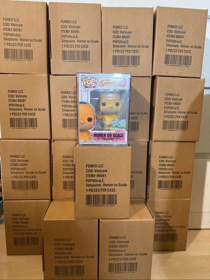 Funko POP! Homer on scale #1841