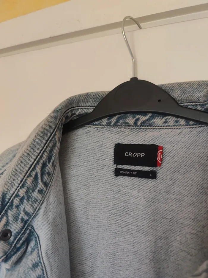 Veste en jean cropp L - photo numéro 2