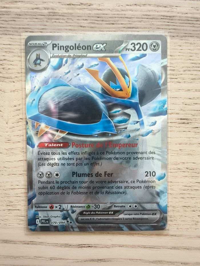 Lot cartes Pokémon - Pingoléon ex - photo numéro 2