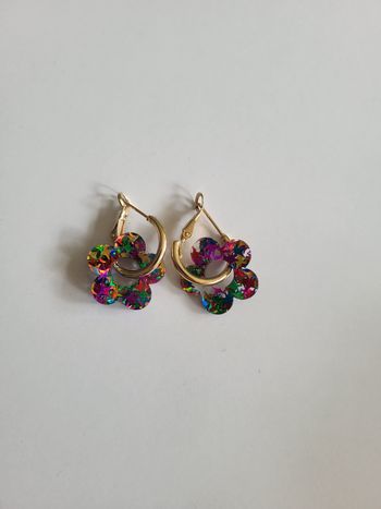 Boucles d'oreilles fleurs
