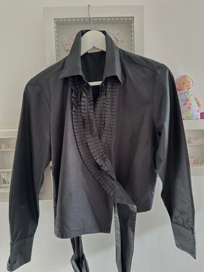 Chemise cache cœur courte