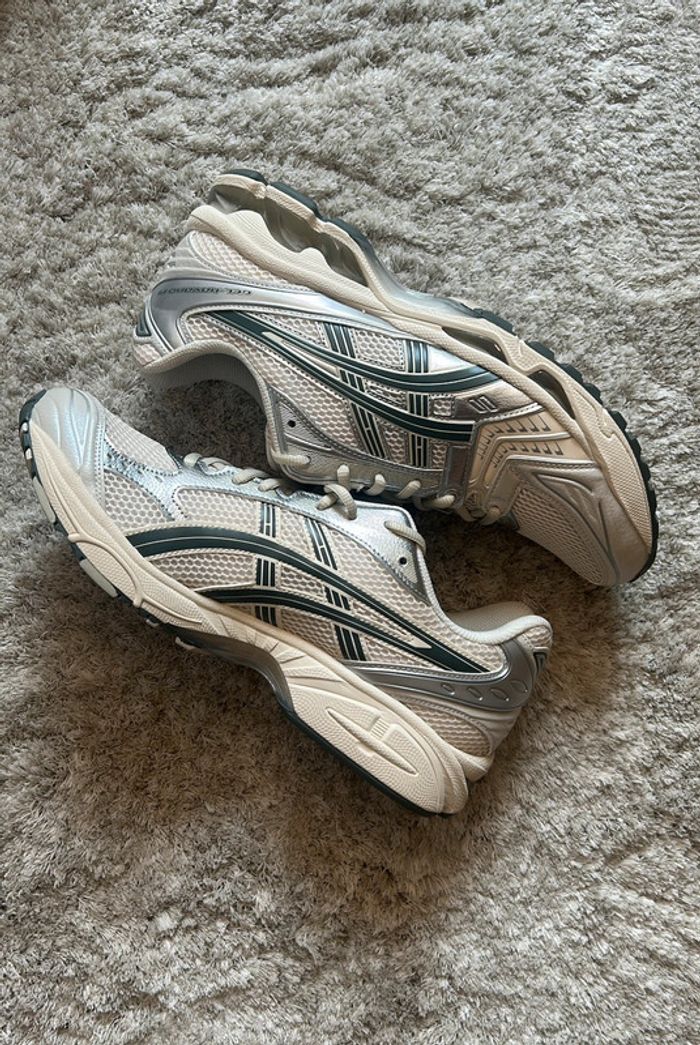 Asics Gel Kayano 14 Birch Dark Pewter Cream Silver Taille 47 Neuf avec etiquette - photo numéro 8