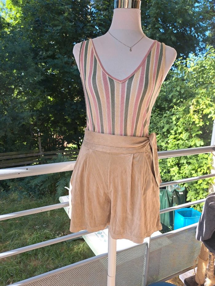 Ensemble short + débardeur T36