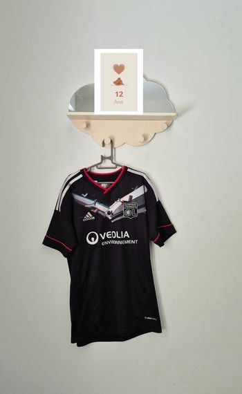 Maillot de foot vintage année 2012 / 2013 * Olympique Lyonnais / Adidas *