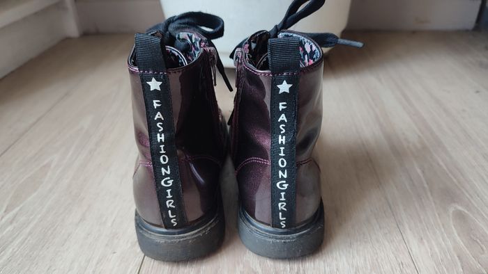 Bottines vernies  lacets et fermeture éclair fille Liberto La Halle - photo numéro 6