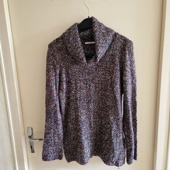 M pull à col chiné