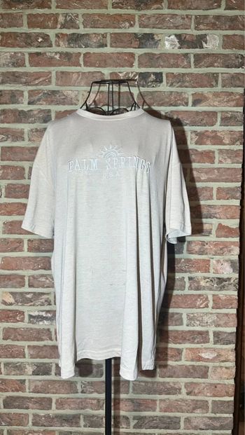 T-shirt beige Palm Springs Usa Shein Taille S / 36