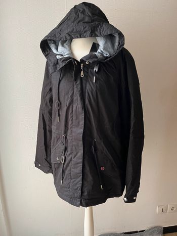 Veste, manteau, parka, coupe vent noir taille S