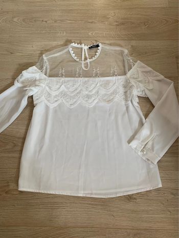 Haut manches longues blanc