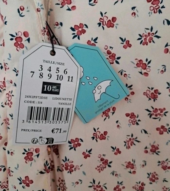 Doudoune sergent major 10ans neuf - photo numéro 2