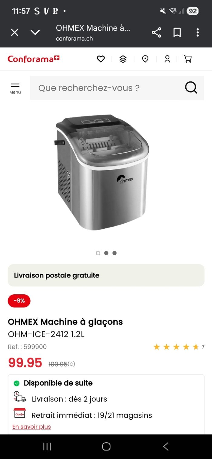 machine a glaçons neuve - photo numéro 2