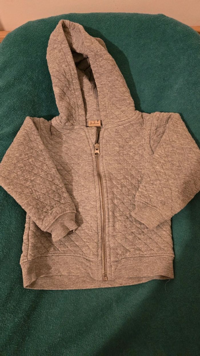 Gilet gris 🌟 12 mois