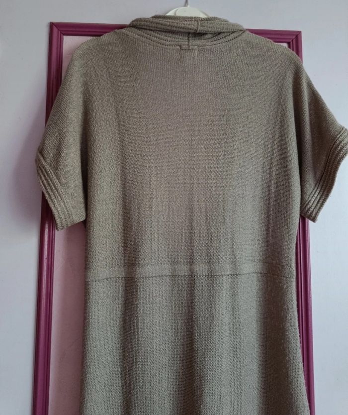 Gilet beige long sans manches T.3 (42) - photo numéro 7
