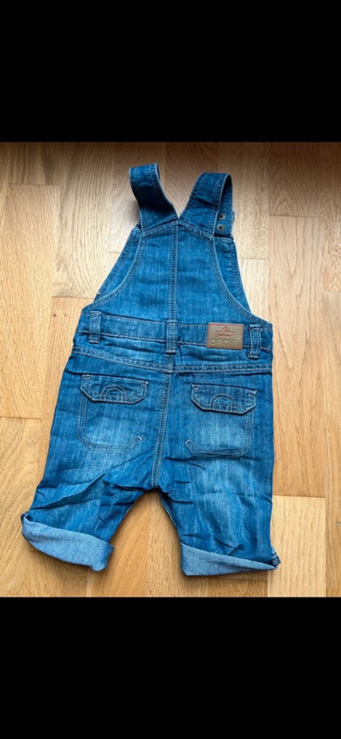 Salopette combinaison en jeans neuve obaibi bébé garçon - photo numéro 8
