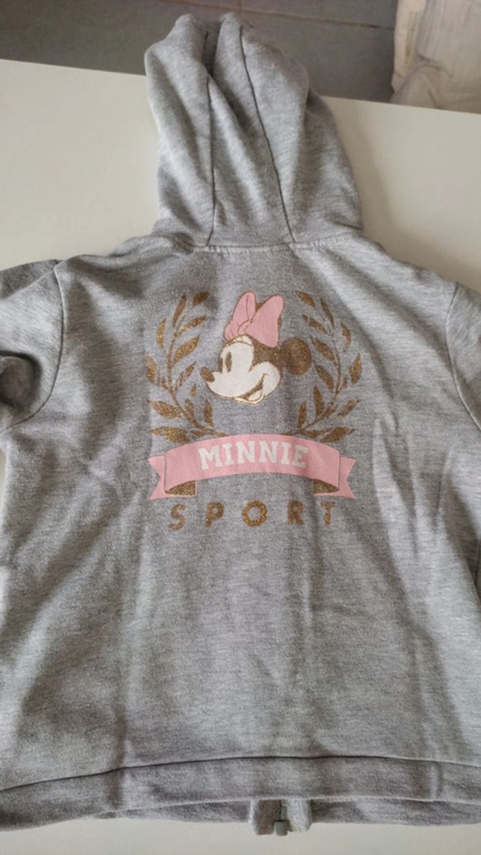 Gilet à capuche Minnie T.4 ans - photo numéro 3