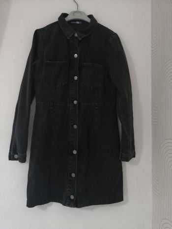 Veste en jeans longue boohoo